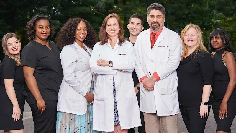 Group of healthcare professionals at Lifestream Health Center, a detox center in Baltimore.